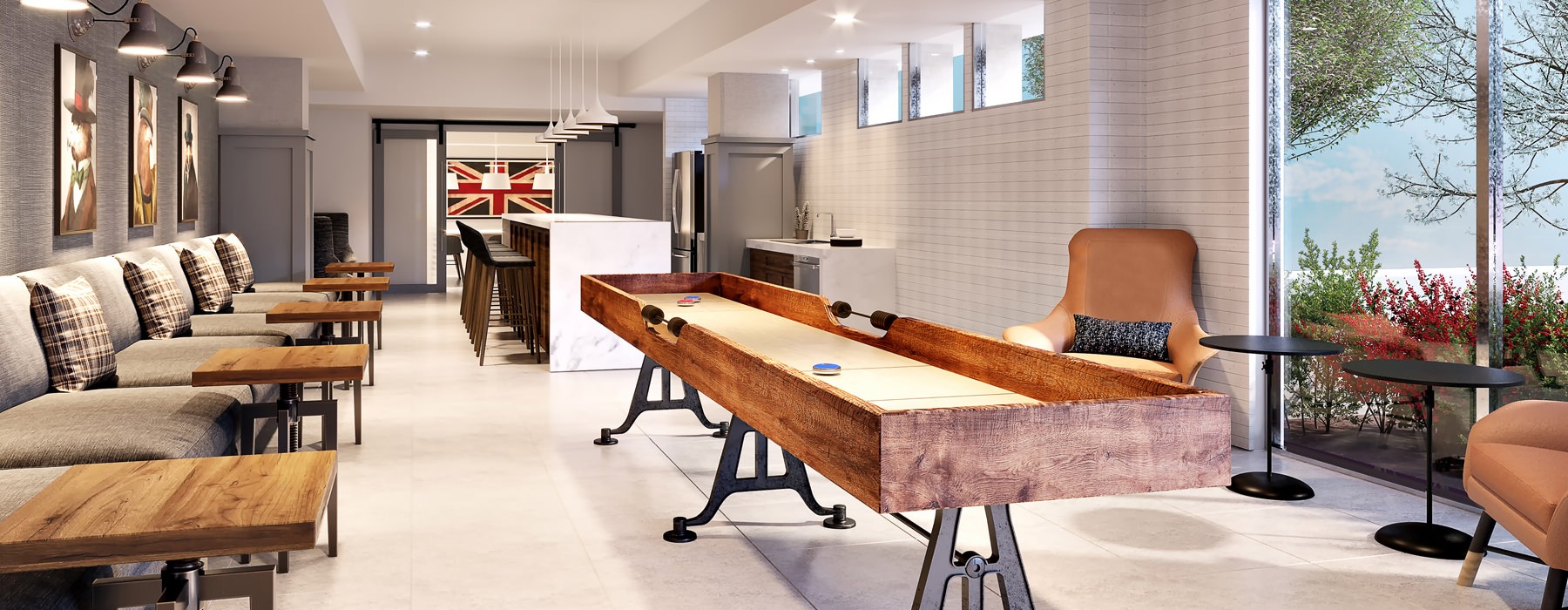 Clubroom with Gaming Areas